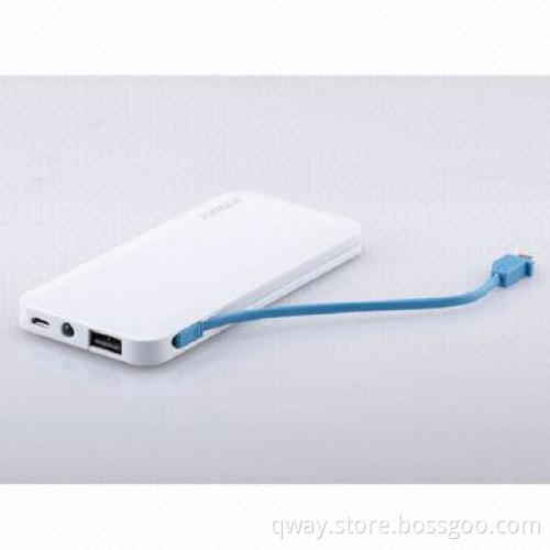 Power Bank, 3,000mAh Capacity, with LED Flashlight, Ultra-thin Mobile Power